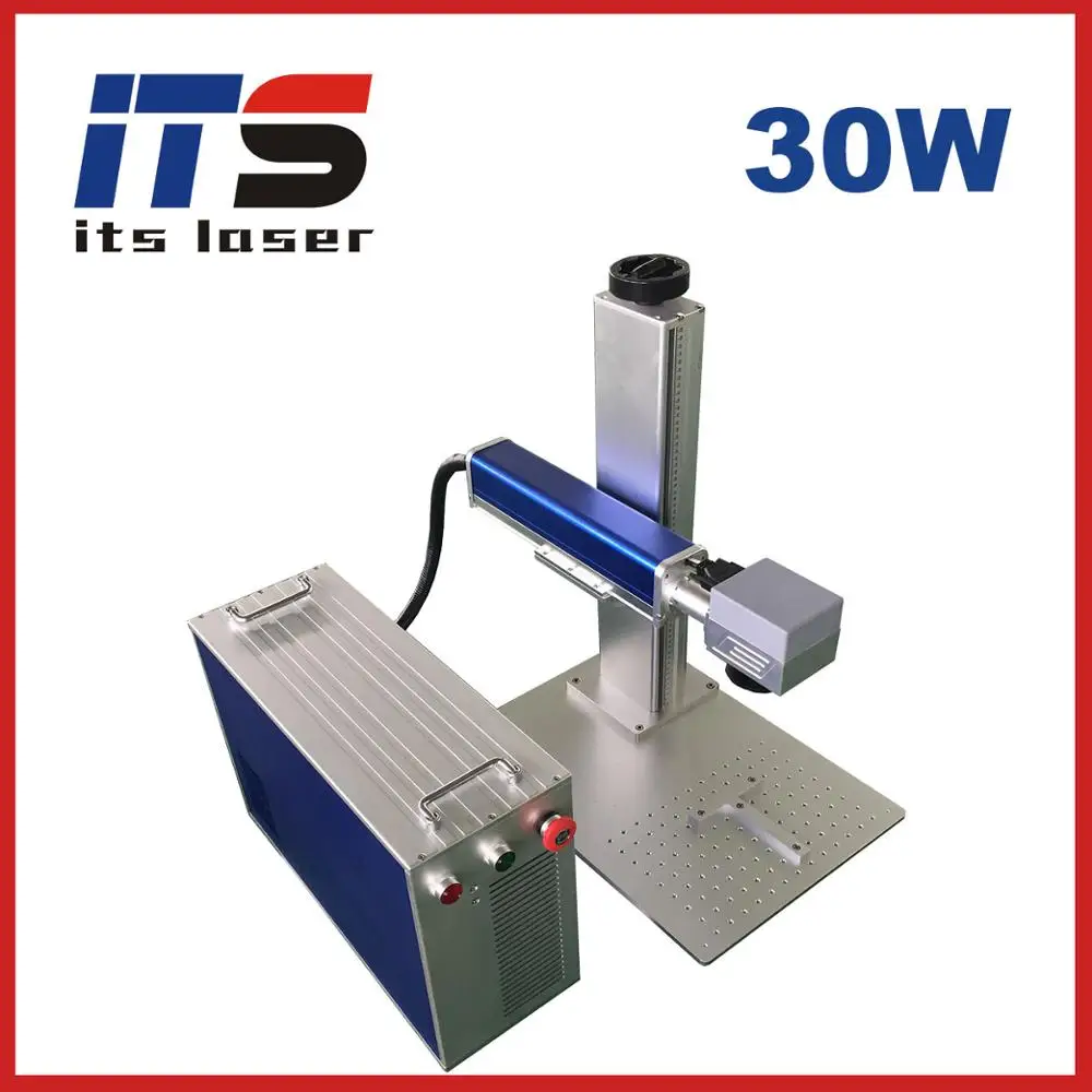 Настольный волоконный лазер максимальной мощности 30 Вт лазерная маркировочная