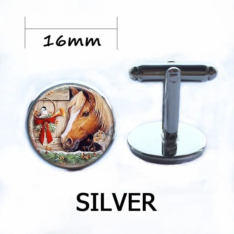 Ожерелье Санта с лошадью рождественская подвеска для автомобиля ручная работа