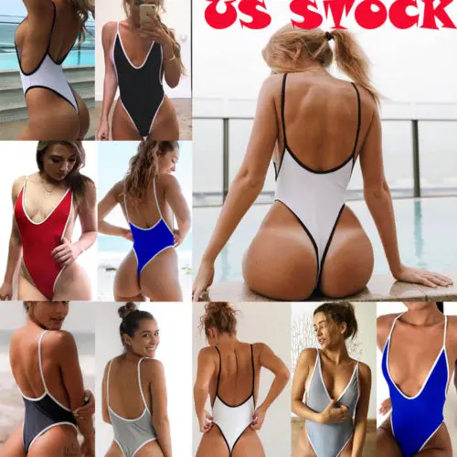 US сексуальный новый женский цельный купальник Монокини пуш-ап бикини с мягкими