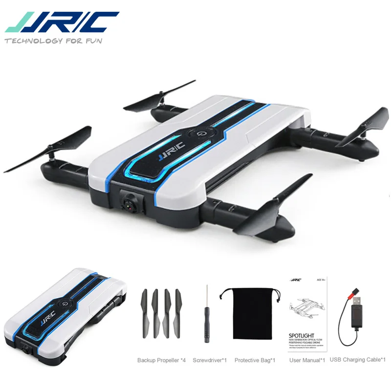 JJRC H61 прожектор WI FI FPV Карманный Дрон для селфи с 720P Камера оптическим