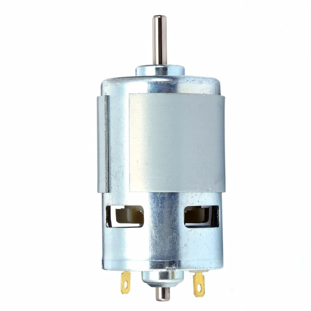 18 мм круглый вал 775 двигатель DC12V24V 3000-6000rpm шарикоподшипник большой крутящий момент высокая мощность низкий уровень шума двигатель постоянного тока