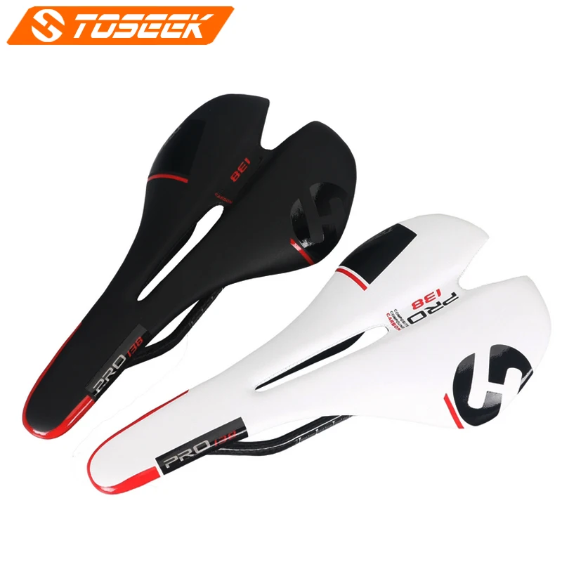 Toseek новый дизайн легкий mtb дорожный велосипед седло полностью карбоновое сиденье