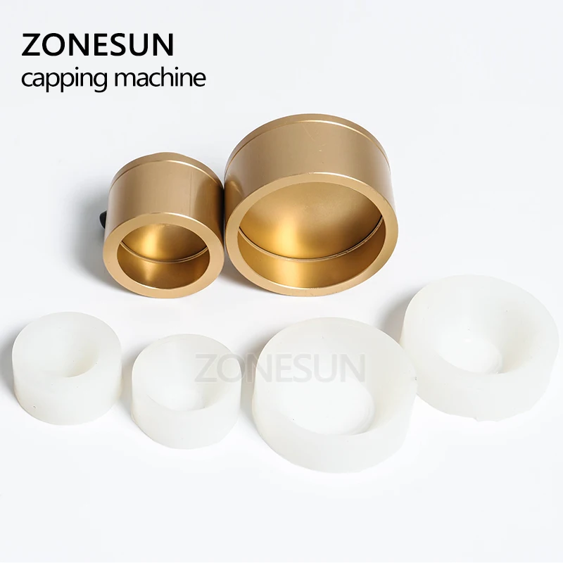 10-50 cap cover ZONESUN дополнительная Смешанная укупорочная машина портативная автоматическая электрическая машина с защитным кольцом, укупорочная машина - Цвет: 10-50 cap cover
