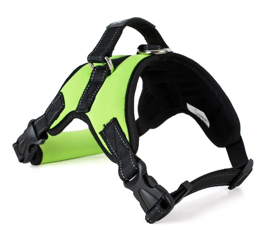 neoprene green TAILUP Светоотражающий Поводок для питомца собаки мягкий комфорт ошейник для собак - Цвет: neoprene green