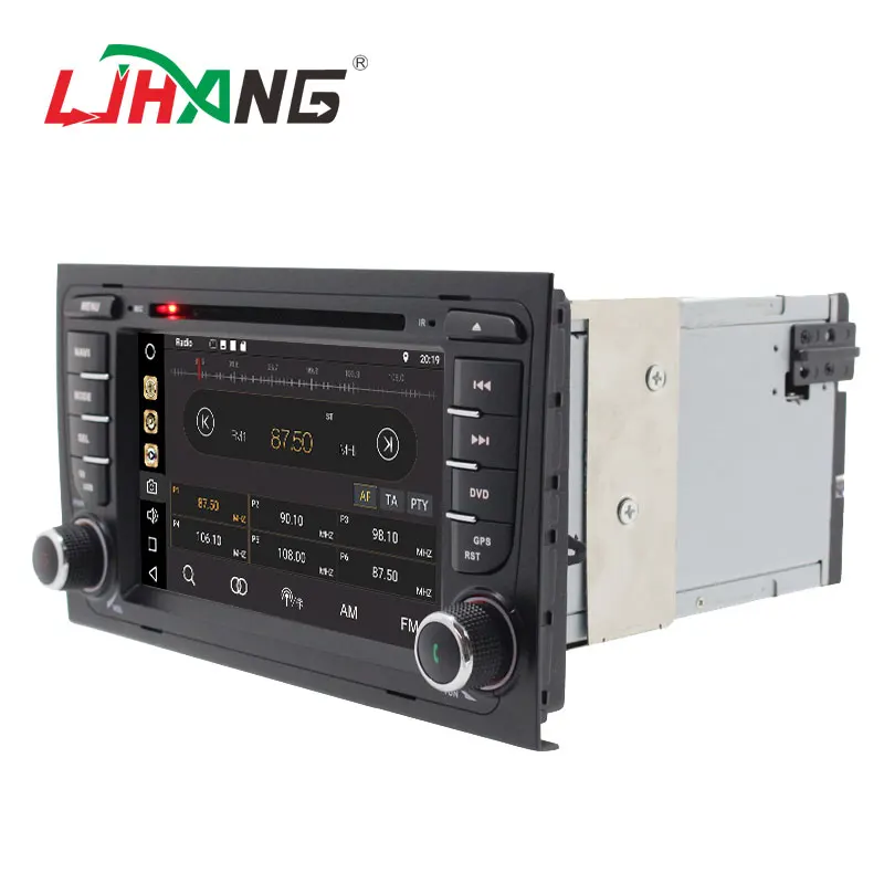 Автомобильный DVD плеер LJHANG Android 8 1 для Audi A4 S4 RS4 2002 2008 WIFI мультимедийный GPS Navi 2 Din