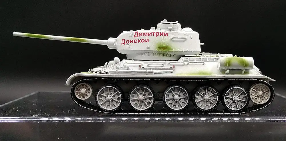 Дракон Второй мировой войны русский T34/85 мод. 1944 1/72 Танк модель закончена без