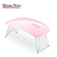 monika nails sunmini 6w led nail dryer portable usb cable uv curing lamp for gel based polishes manicurepedicure gel machine