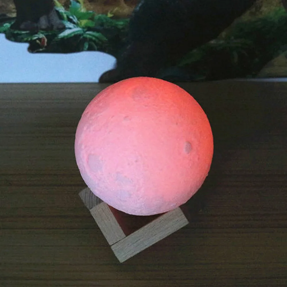2018 High Quality 3D USB Hand Shot Lights Moon Night Light Moonlight Table Desk Lamp Gift Drop Shipping | Лампы и освещение