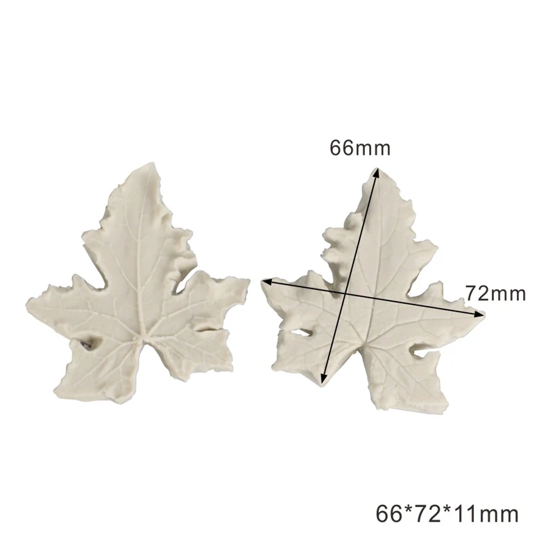 Силиконовая форма в виде кленового листа 2 шт. для помадки инструменты украшения
