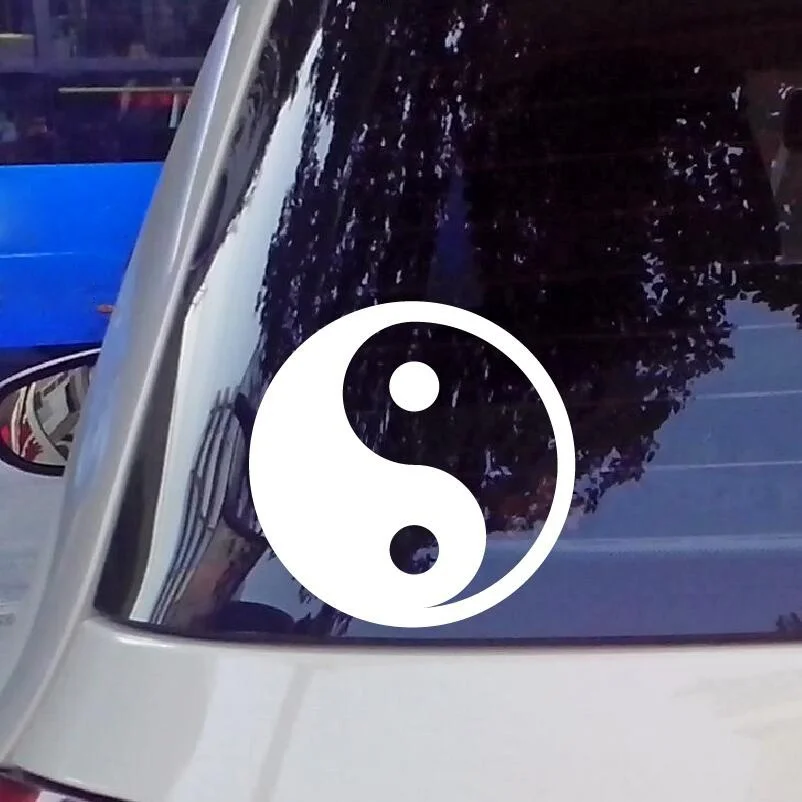 Ying Yang велосипедная оконная панель для лобового стекла Виниловая наклейка