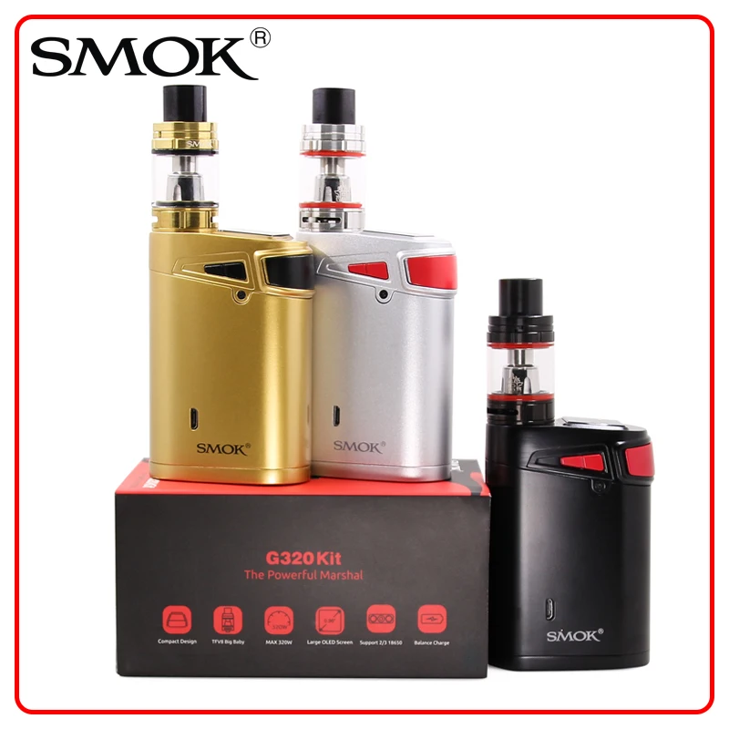 Оригинальный набор Smok Marshal G320 5 мл TFV8 большой детский бак мод электронная сигарета