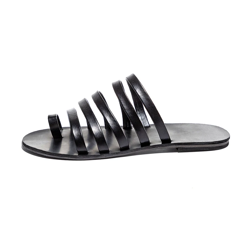 Модные женские шлепанцы Летняя Пляжная повседневная обувь Женские на плоской