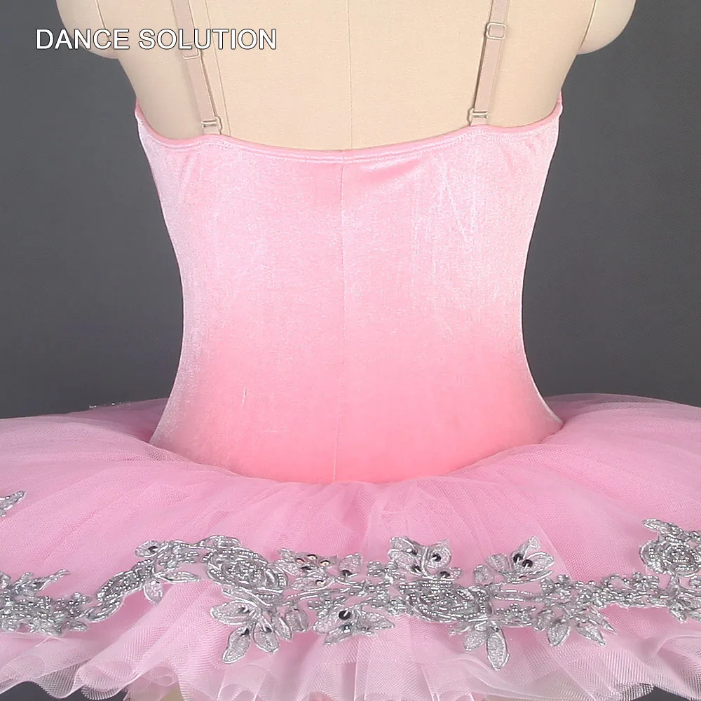 Розовая бархатная камзол жесткая фатиновая юбка предпрофессиональная балетная