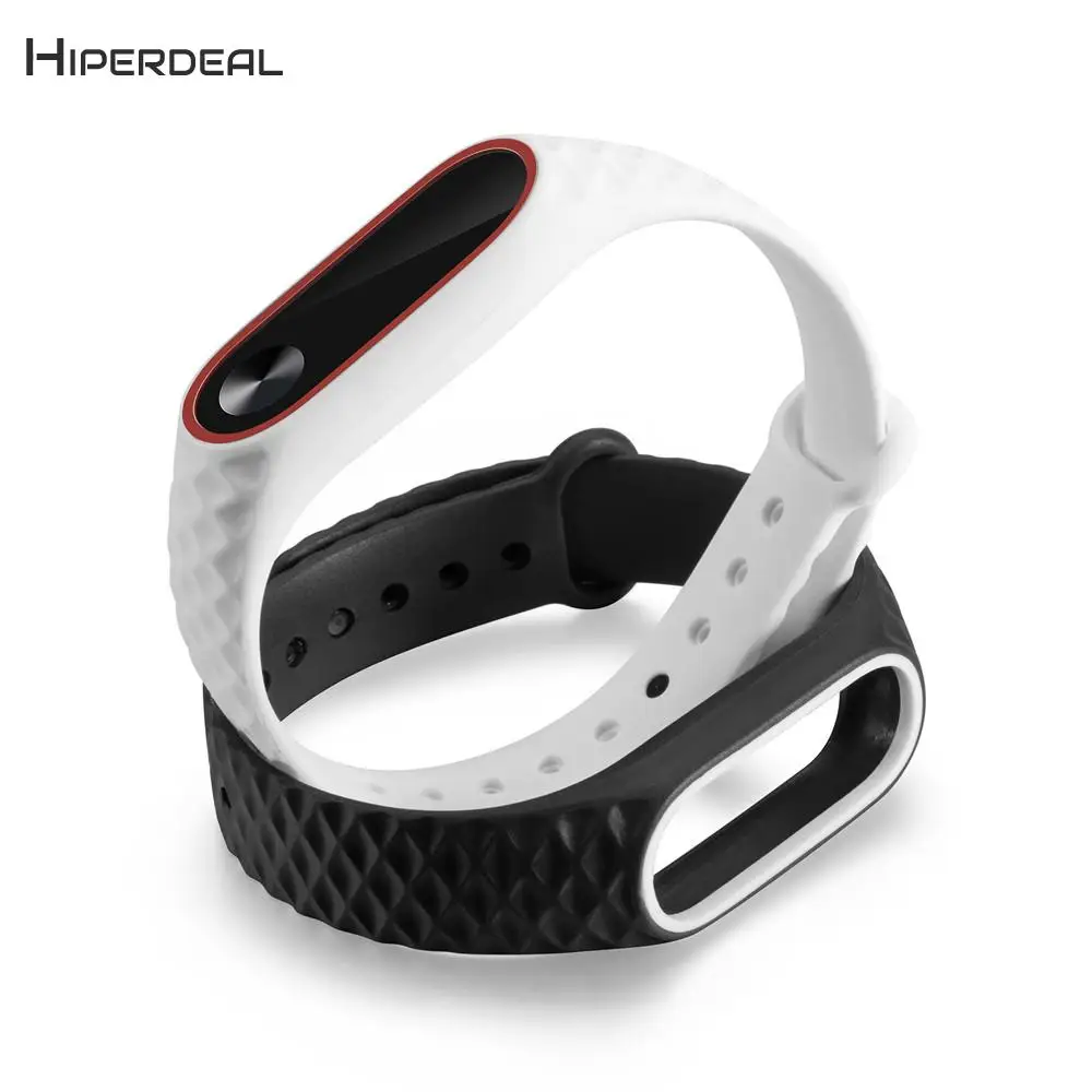 Силиконовый ремешок для Xiaomi Mi Band 2 цветной смарт-браслет сменный модный мужской