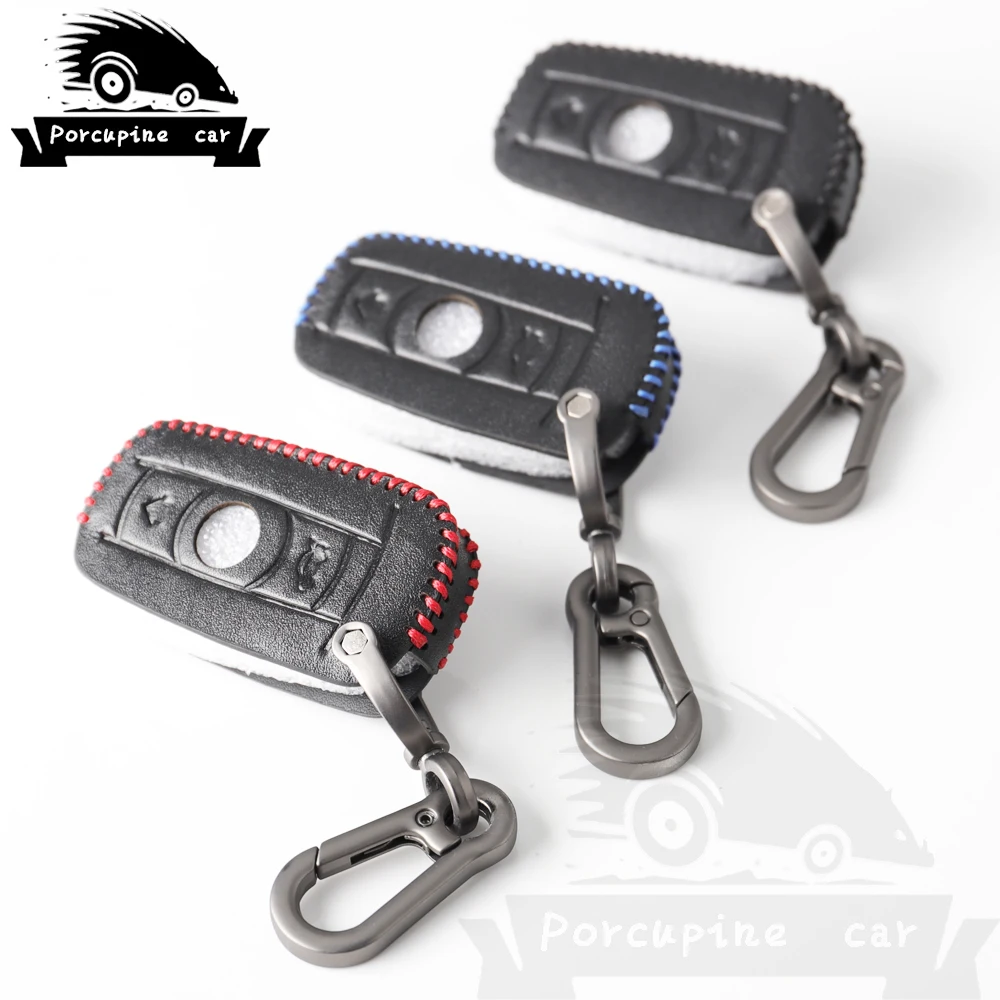 Кожаный защитный чехол с 3 кнопками и дистанционным управлением для BMW E90 E60 E70 E87 5 6