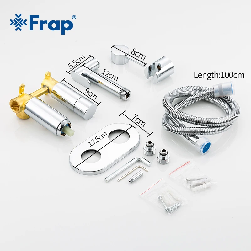 

FRAP Bidet faucets hygienic shower bathroom wall mounted bidet tap hot&cold shower toilet spray kit bathroom bidet spray