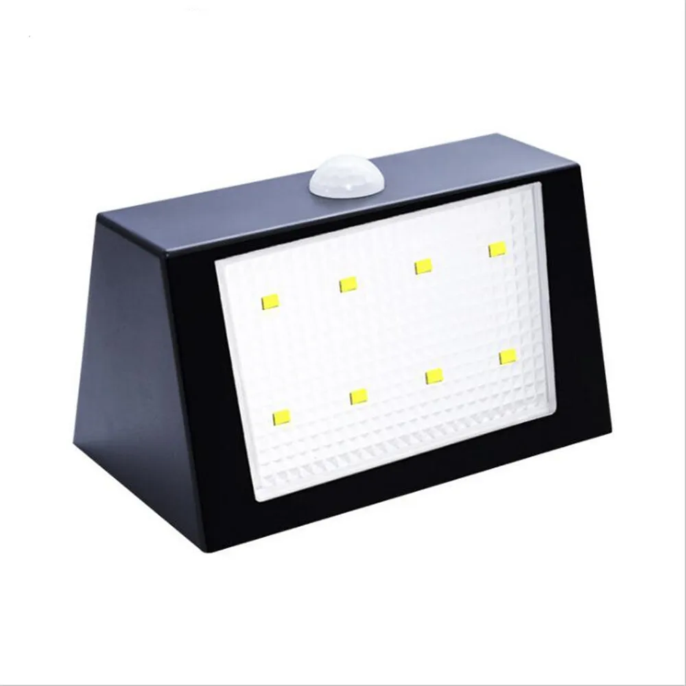 Солнечный свет наружный сад безопасности 8 Led солнечная панель лампа Настенный