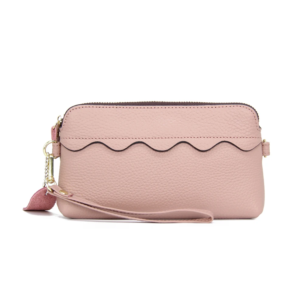 Wallet Women Brand Design Cartera Mujer Genuine Leather Clutch Wallets 4 Colors Fashion Long Carteira Feminina Lady Purse | Багаж и сумки
