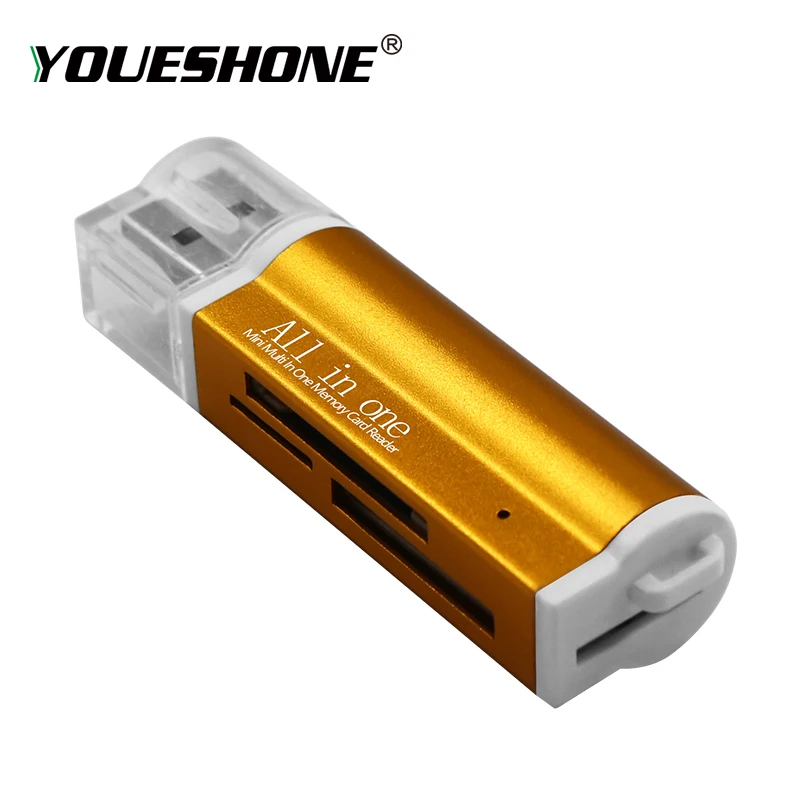 Micro USB 2,0 Устройство чтения карт памяти все в 1 sd карта адаптер для картридер 2 микро-sd TF M2 MMC MS PRO DUO high speed кард-ридер