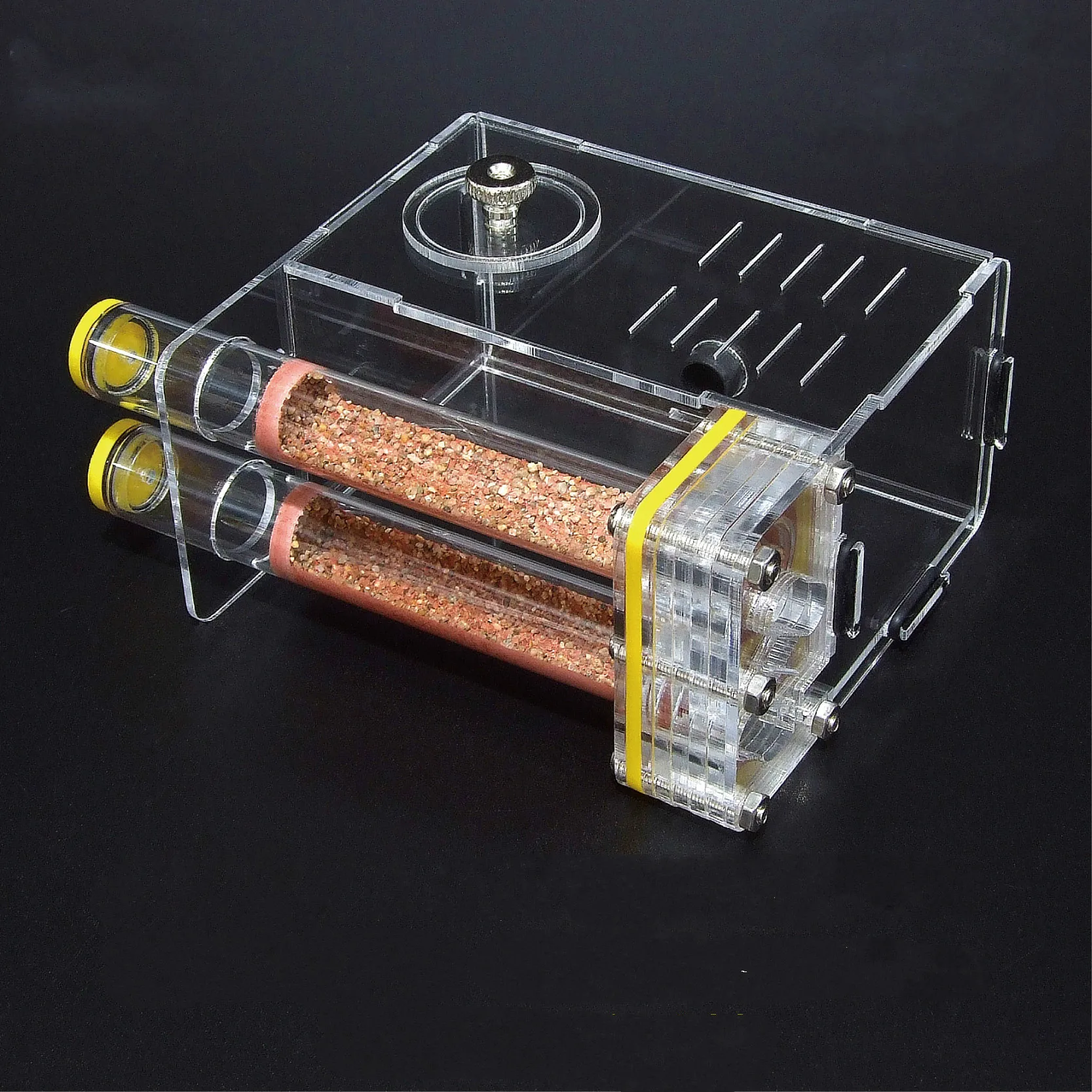 1 шт. муравьиные/два бамбуковых гнезда 15*100 мм в большой зоне активности/Акриловые