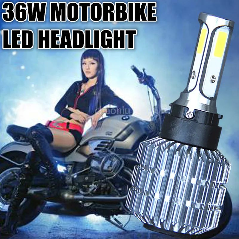 Dianshi 36W 3800 LM motorcycle H4 H6 LED headlight 12v 6000k