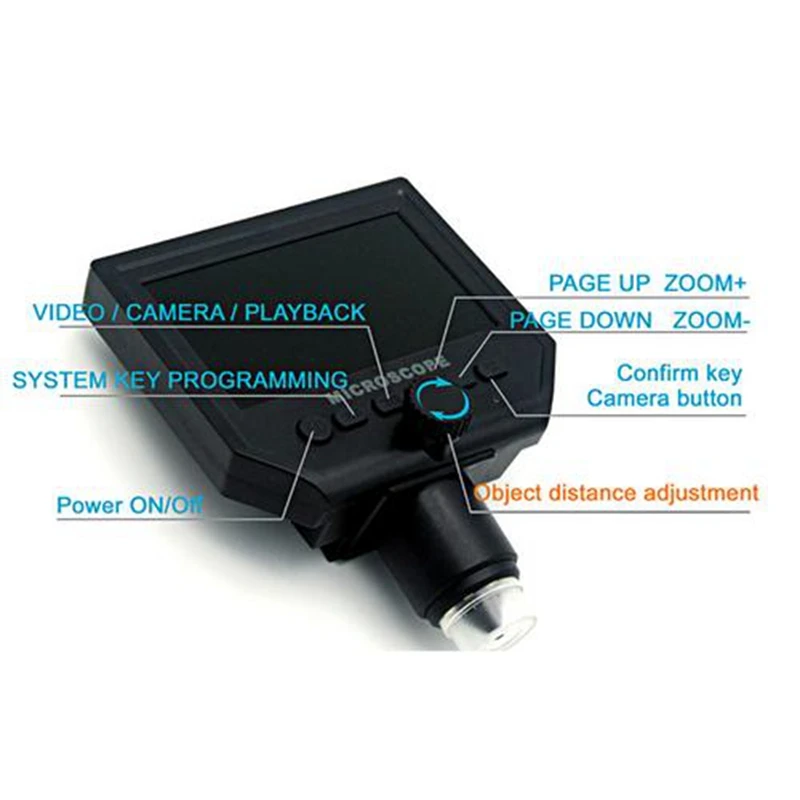 Лупа 3.6MP USB цифровой электронный микроскоп точный Ремонт Портативный 600X8