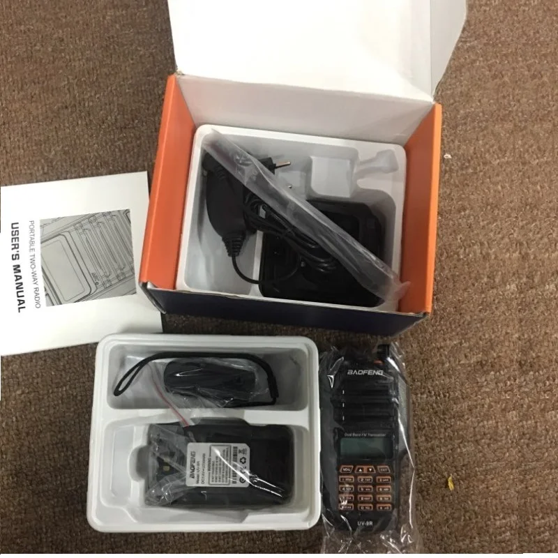 4 шт. BAOFENG UV 9R Walki Talki радио 10 км портативный UHF VHF CB приемопередатчик радиолюбителей