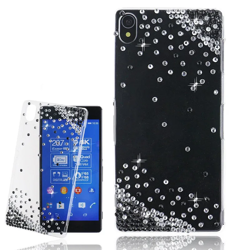 Роскошные Стразы шикарные бриллианты чехол для телефона Sony Xperia M4 Aqua M4/XZ XR/XA1/XA1