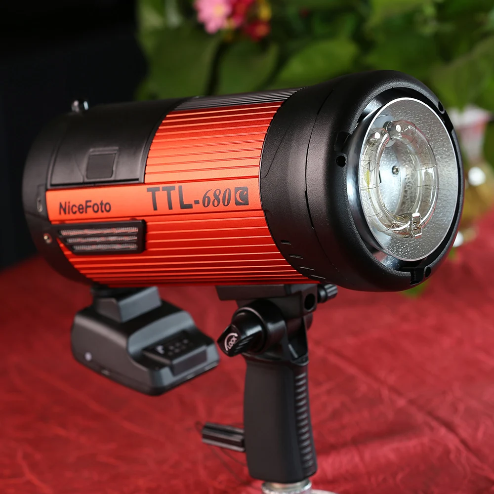 Портативный Студийный стробоскоп 600 Вт светильник HSS 1/8000 Nicefoto TTL 680C для Canon 680C|light