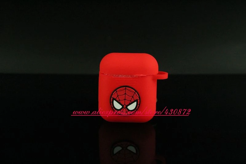 Для Airpods сумки 3D силиконовые наушники Минни Микки мультфильм беспроводной Bluetooth наушники чехол Защитный чехол для Airpods