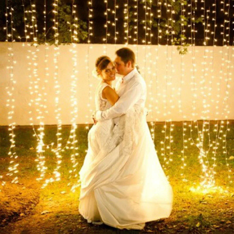 3 м Светодиодная лента для занавесок гирлянда домашней вечеринки Рождественская