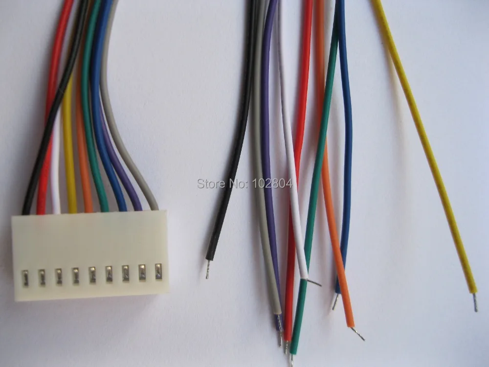 200 шт 2510 2 54 мм шаг 9 контактный разъем с 26AWG 300 (12 &quot) кабель | Обустройство дома