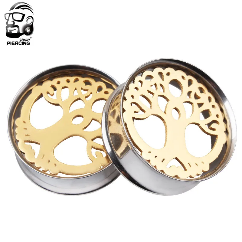 2 шт. туннели с заглушками для пирсинга 10 25 мм|body jewelry|ear plug treegold gauges plugs |