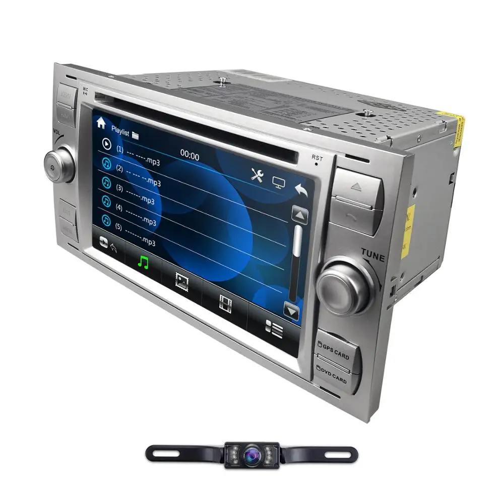 1080P зеркальная ссылка Автомобильный DVD MP5 плеер для Ford Focus/Mondeo/Transit/C-MAX/Fiest gps DVR DAB+ RDS USB BT камера+ 8G карта