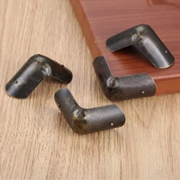 4pcs antique right angle legs wooden box hardware corner brackets decor cover four sides protection 4025mm