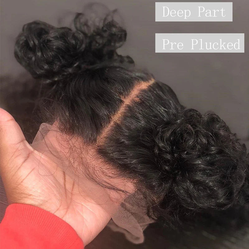 Кудрявые человеческие волосы на кружеве парики 150% 180% плотность 250% 13х6
