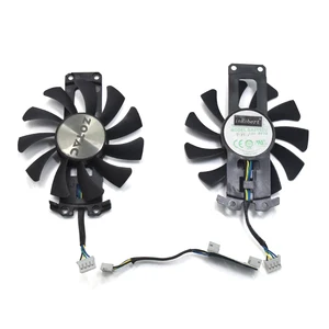 Вентилятор для охлаждения видеокарты ZOTAC GTX960, 2 шт.лот, GA81S2U, 12 В, 0,38 А, 75 мм, 4Pin, PCI-EDC