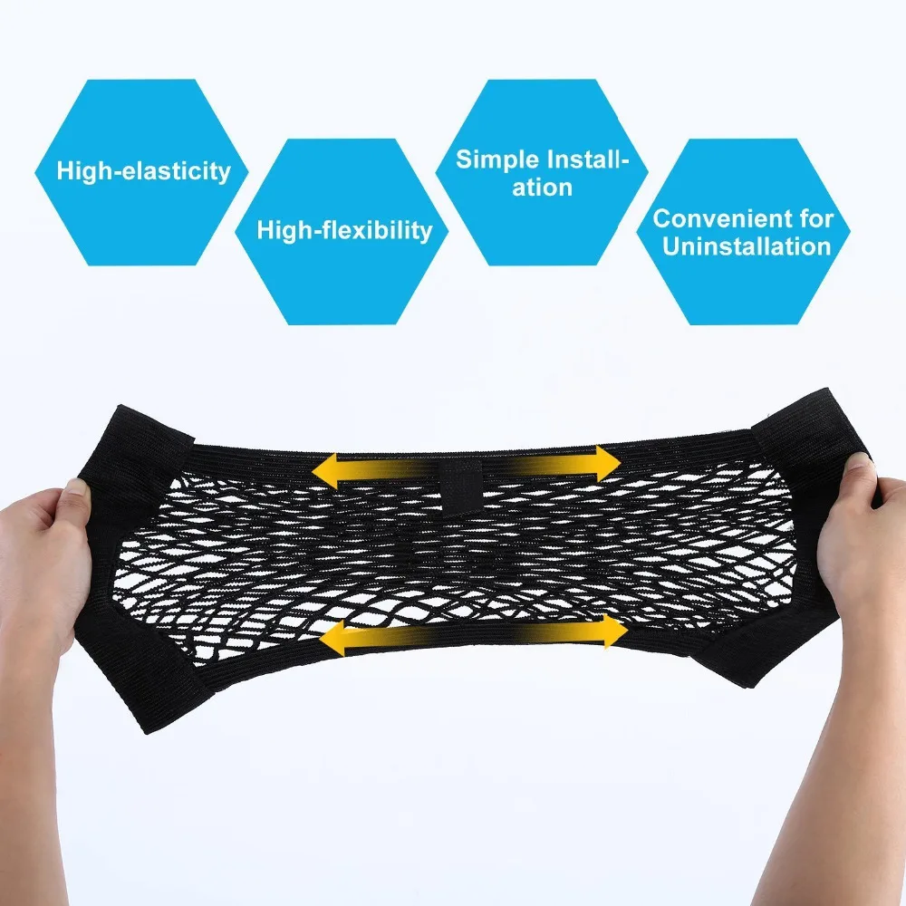 Сумка для хранения на заднем сиденье автомобиля эластичная Сетчатая держатель