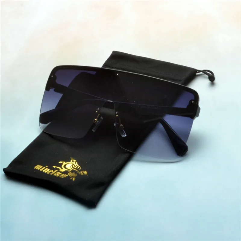 MINCL 2019 Men Sunglasses Vintage Design Big Frame Sun Glasses Driving Sunglass Goggles for Male UV400 NX | Аксессуары для одежды