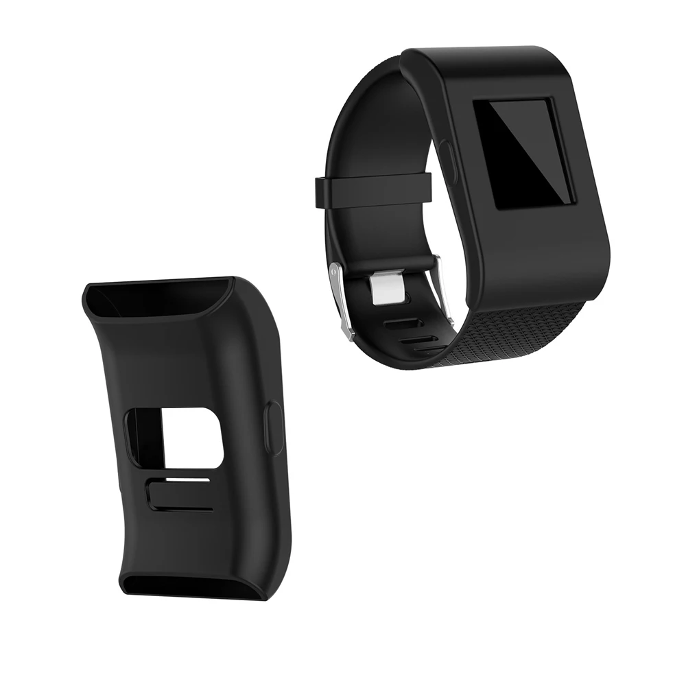 

Кожаный чехол, защитная рамка для Fitbit Surge, силиконовый защитный чехол для Fitbit Surge Smart Watch, защита от царапин