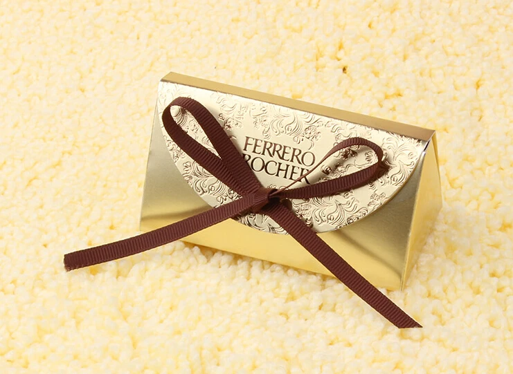 Бесплатная доставка 50 шт. коробка для конфет Ferrero Rock свадебные сувениры подарок