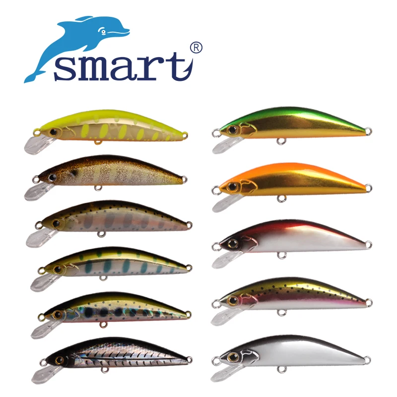 

Блесна Smart Bait 4,6 г/55 мм, рыболовные приманки из Китая, тонущий крючок VMC, искусственные рыболовные воблеры