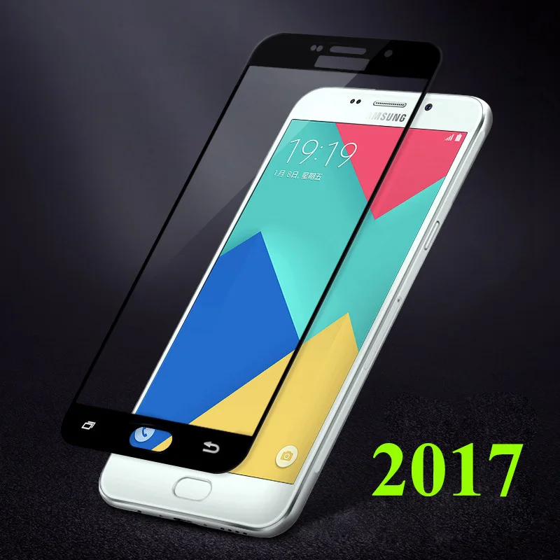 3D полное покрытие закаленное Стекло для Samsung Galaxy A5 2017 A520 A7 2016 A3 ON5 j7 j5 Prime S7 S6 экрана