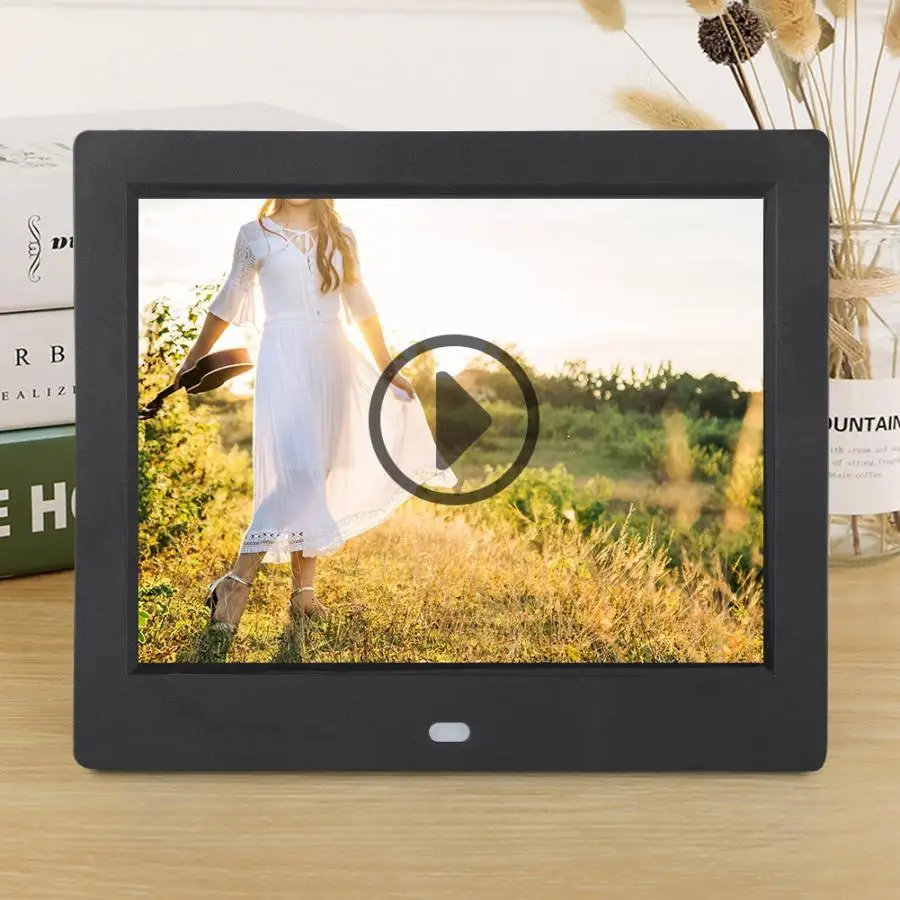 8 дюймовый многофункциональный смарт WiFi цифровая фоторамка часы прогноз погоды