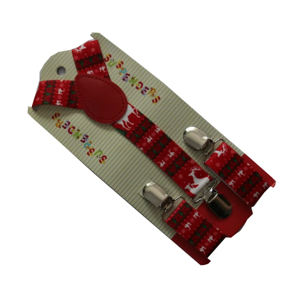 HUOBAO 2019 новые милые детские подтяжки для малышей с регулируемым оленем снежинками