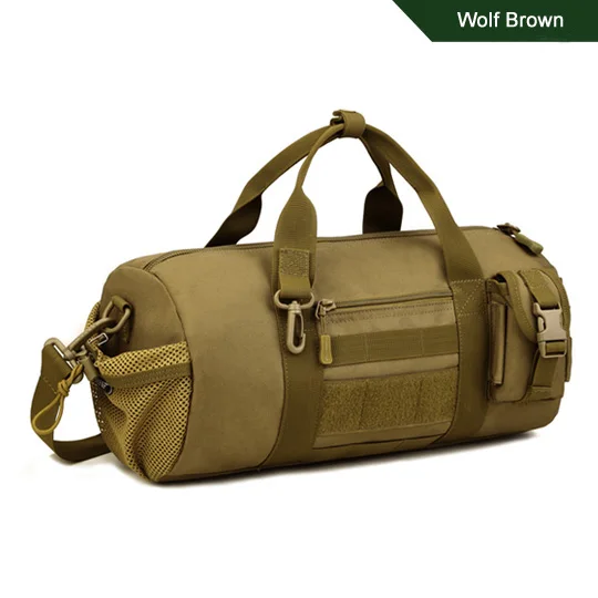 WOLF BROWN 1000D нейлоновая сумка-мешок 20 л, сумка на плечо, спортивная сумка, переносная тактическая походная сумка, рюкзаки для кемпинга, походов - Цвет: WOLF BROWN