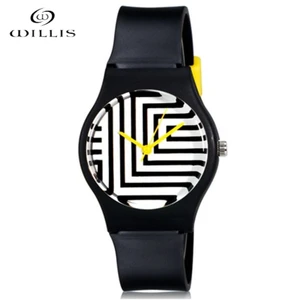 Бренд Willis часы женские часы Мини кварцевые лабиринт Модные досуг девушки часы Зебра шаблон аналоговые водонепроницаемые наручные часы
