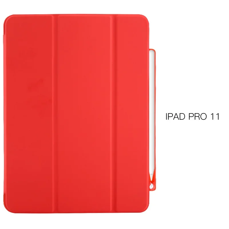 Чехол для Apple iPad Pro 11 дюймов 2018 умный кожаный чехол с держателем карандашом