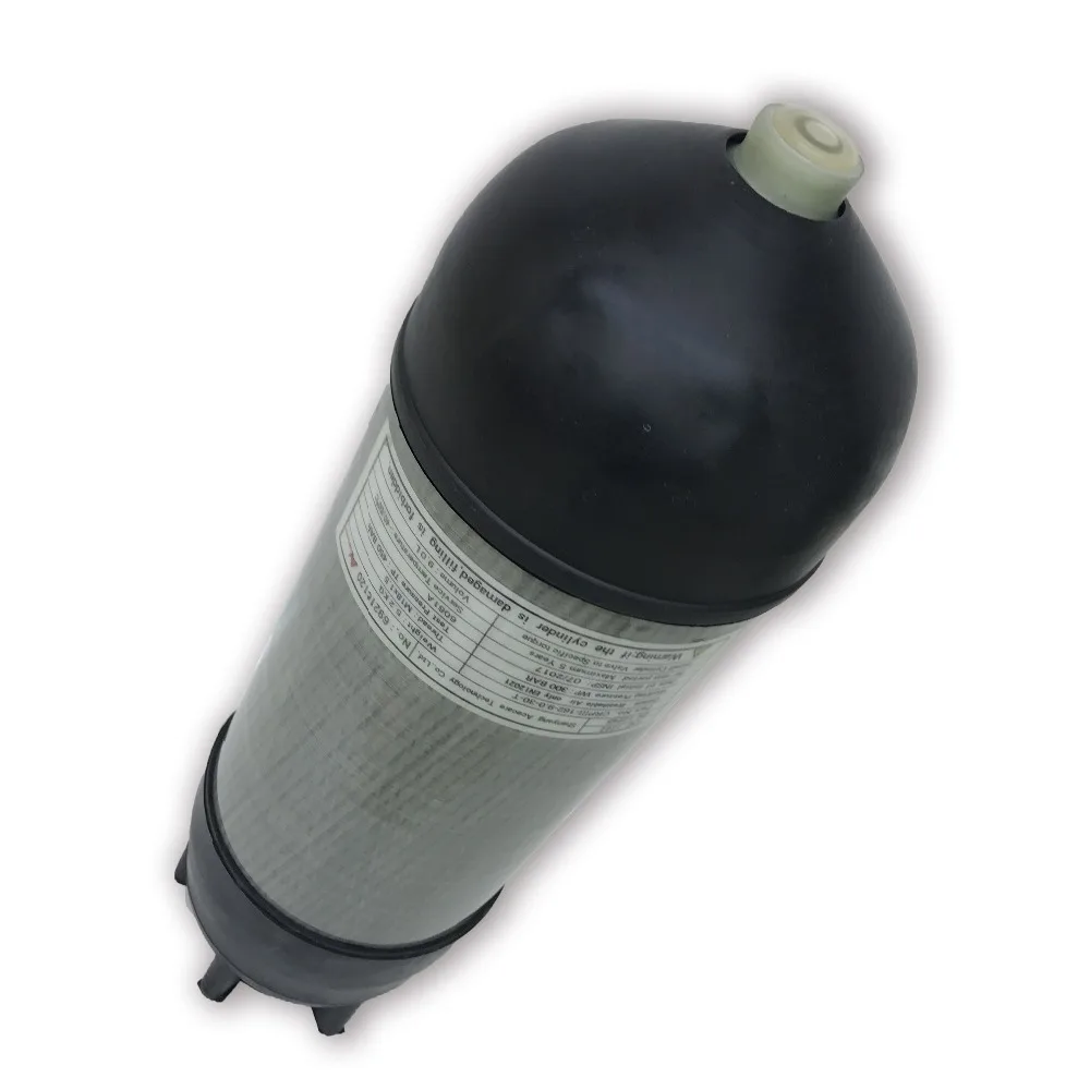 Бак для пейнтбола AC10991 Acecare 9L CE HPA цилиндр из углеродного волокна с резиновой