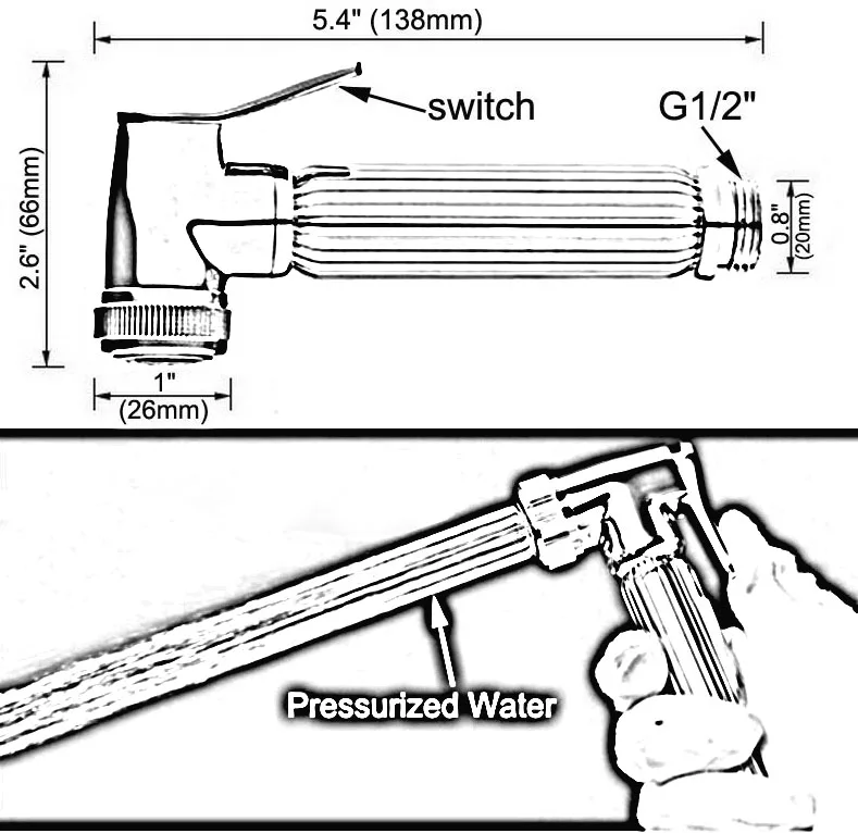 Роскошная полированная латунная ручная Лейка для душа и ванны золотого цвета